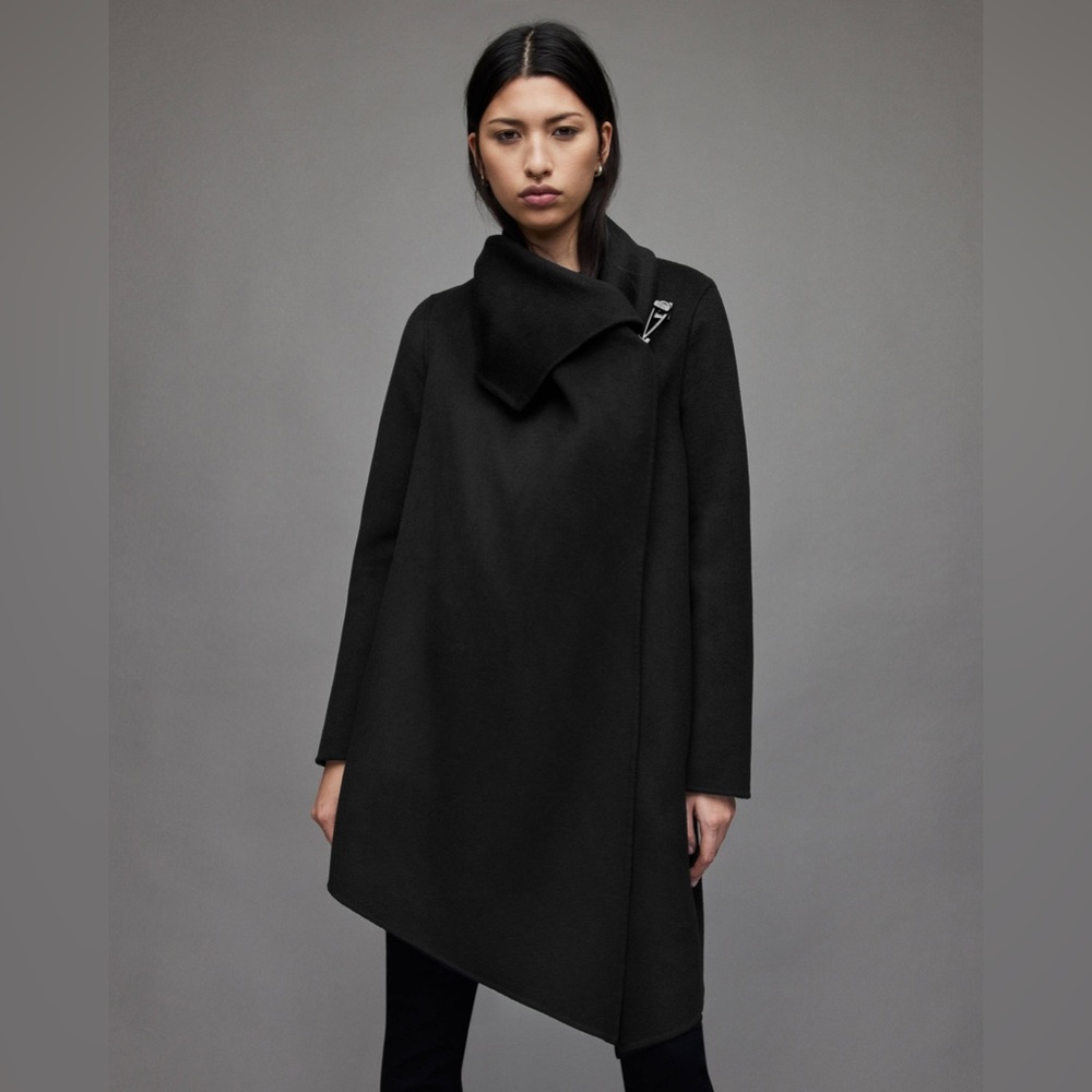 AllSaints Monument Wool Coat